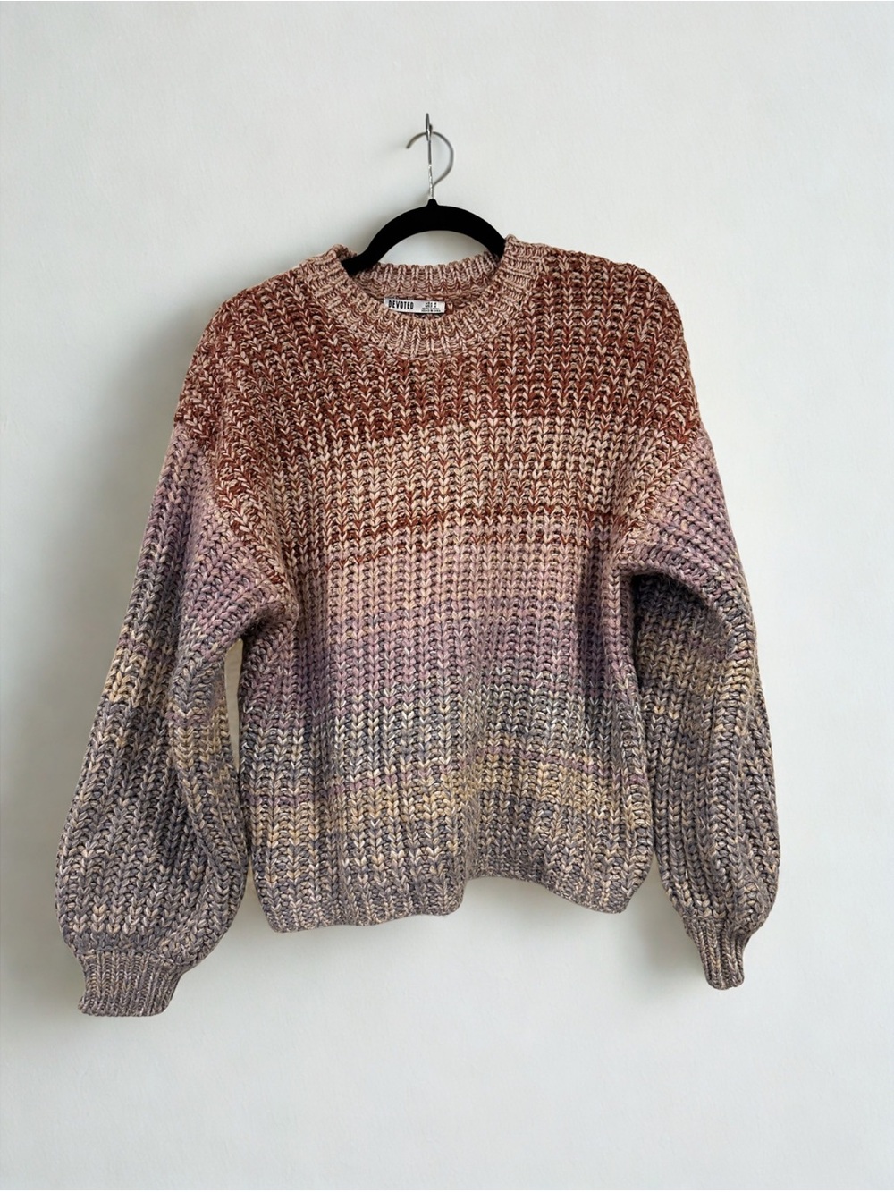 Chunky Multicolour Crewneck Sweater